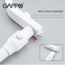 Смеситель для кухни Gappo G17-8 G4317-8 Белый