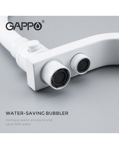 Смеситель для кухни Gappo G17-8 G4317-8 Белый