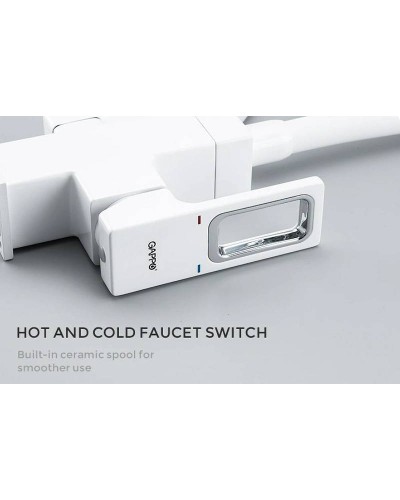 Смеситель для кухни Gappo G17-8 G4317-8 Белый