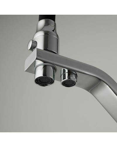 Смеситель для кухни Gappo G18 G4318 Хром Черный