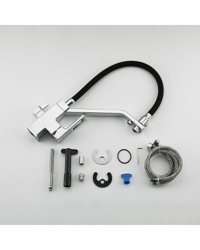 Смеситель для кухни Gappo G18 G4318 Хром Черный