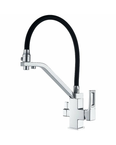 Смеситель для кухни Gappo G18 G4318 Хром Черный