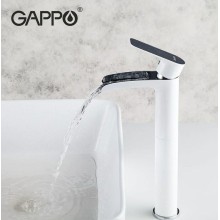 Смеситель для раковины Gappo G48 G1048-31 Белый Хром