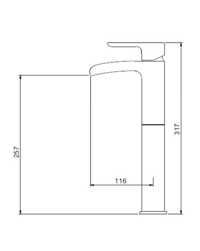 Смеситель для раковины Gappo G48 G1048-31 Белый Хром