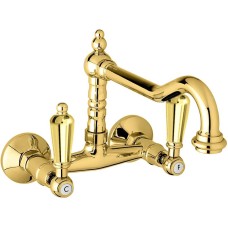 Смеситель для кухни Cezares First-LLP-03/24-M Золото 24 карат