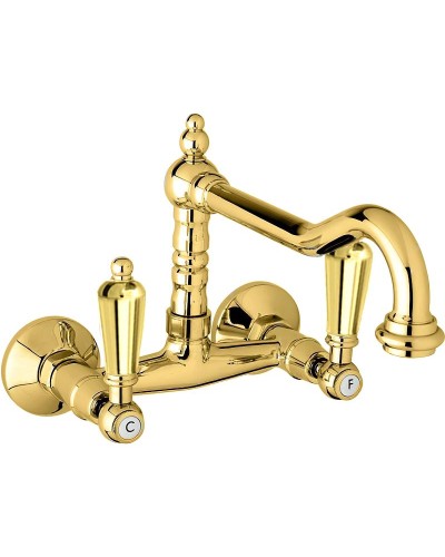 Смеситель для кухни Cezares First-LLP-03/24-M Золото 24 карат