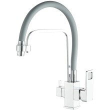 Смеситель для кухни Haiba HB76615 Хром Серый