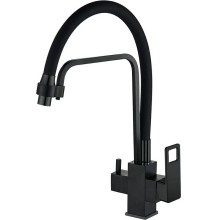 Смеситель для кухни Haiba HB76615-7 Черный матовый