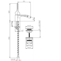 Смеситель для биде Bossini Apice E89601.030 Хром