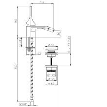 Смеситель для биде Bossini Apice E89601.030 Хром