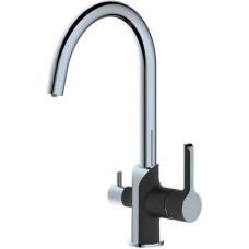 Смеситель для кухни Haiba HB76805-7 Черный матовый Хром