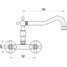 Смеситель для кухни Migliore Princeton Plus 18200 Бронза