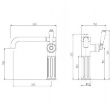 Смеситель для кухни Migliore Ermitage 25008 Золото