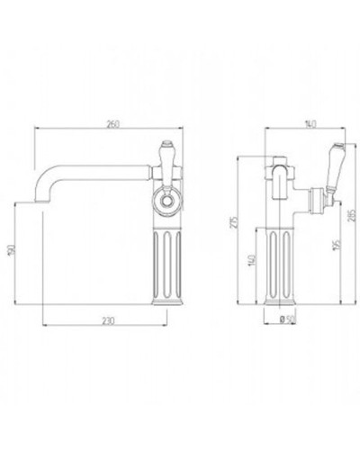 Смеситель для кухни Migliore Ermitage 25008 Золото