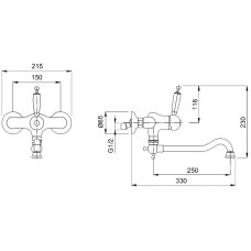 Смеситель для кухни Migliore Oxford 18196 Бронза