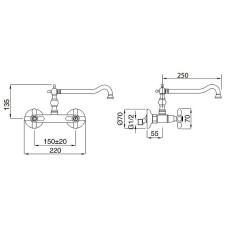Смеситель для кухни Migliore Princeton 18280 Золото