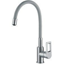 Смеситель для кухни Rossinka Z35-35U-Gray Серый Хром