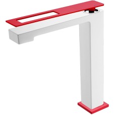 Смеситель для раковины Boheme Q 142-WR Белый Красный