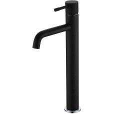 Смеситель для раковины Boheme Uno 462-BCR Черный матовый Хром