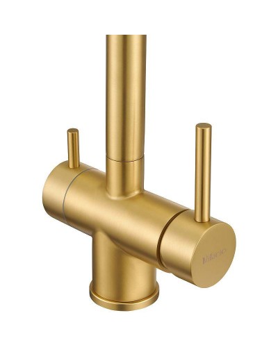 Смеситель для кухни Milacio Ultra MCU.554.GD Золото брашированное