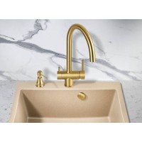 Смеситель для кухни Milacio Ultra MCU.554.GD Золото брашированное