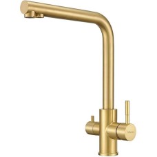 Смеситель для кухни Milacio Ultra MCU.553.GD Золото брашированное