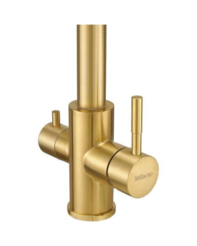 Смеситель для кухни Milacio Ultra MCU.553.GD Золото брашированное