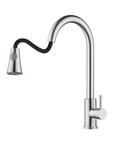 Смеситель для кухни Orange Steel M99-120st Сталь