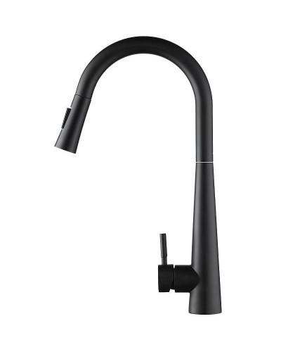 Смеситель для кухни Orange Steel M99-007b Черный матовый