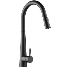 Смеситель для кухни Orange Steel M99-007b Черный матовый