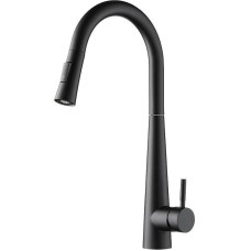 Смеситель для кухни Orange Steel M99-007b Черный матовый