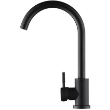 Смеситель для кухни Orange Steel M99-009b Черный матовый