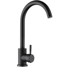 Смеситель для кухни Orange Steel M99-009b Черный матовый