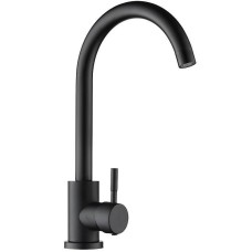 Смеситель для кухни Orange Steel M99-009b Черный матовый