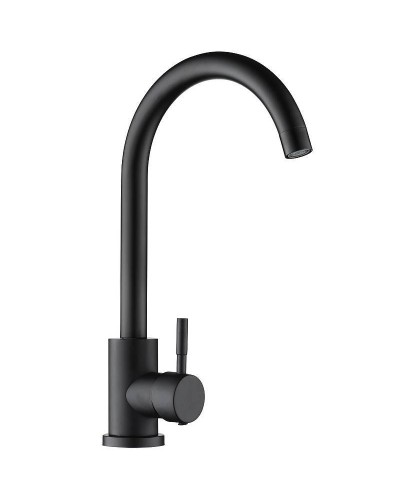 Смеситель для кухни Orange Steel M99-009b Черный матовый