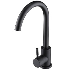 Смеситель для кухни Orange Steel M99-009b Черный матовый