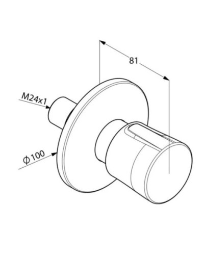 Переключатель на 2 положения Kludi Balance 528478775