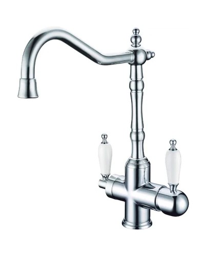 Смеситель для кухни Boheme Tradizionale Chromo 113-CRST Хром