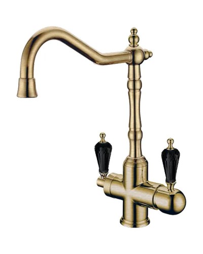 Смеситель для кухни Boheme Medici Ripresa 111-BSW Бронза