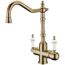 Смеситель для кухни Boheme Medici Ripresa 111-PR Бронза