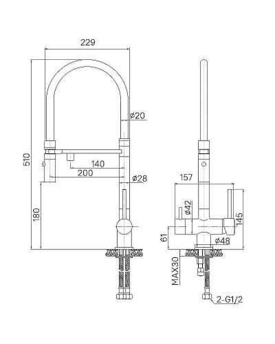 Смеситель для кухни Iddis Ace ACESBFFi05 Хром