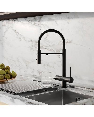 Смеситель для кухни Iddis Ace ACEBLFFi05 Черный матовый