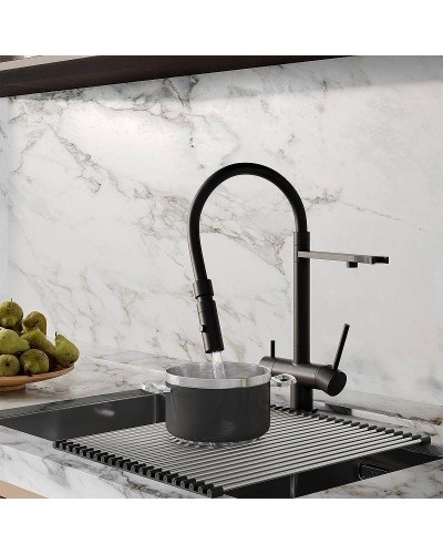 Смеситель для кухни Iddis Ace ACEBLFFi05 Черный матовый