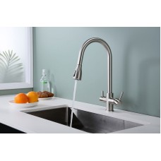 Смеситель для кухни Paulmark Lange La214212-NI Никель