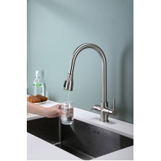 Смеситель для кухни Paulmark Lange La214212-NI Никель