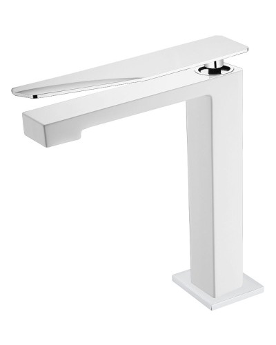 Смеситель для раковины Boheme Q 142-WCR.2 Белый Хром