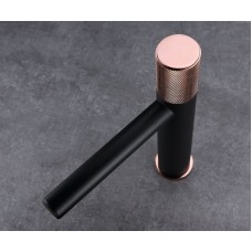 Смеситель для раковины Bronze de Luxe Avantgarde 2030MH Черный Розовое золото