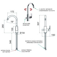 Смеситель для кухни Remer Dream D79DW Хром