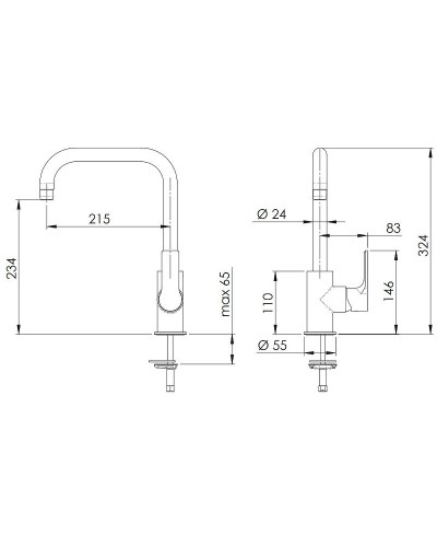 Смеситель для кухни Remer Energy EY72U Хром