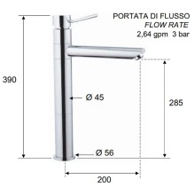 Смеситель для кухни Remer Minimal N40L Хром